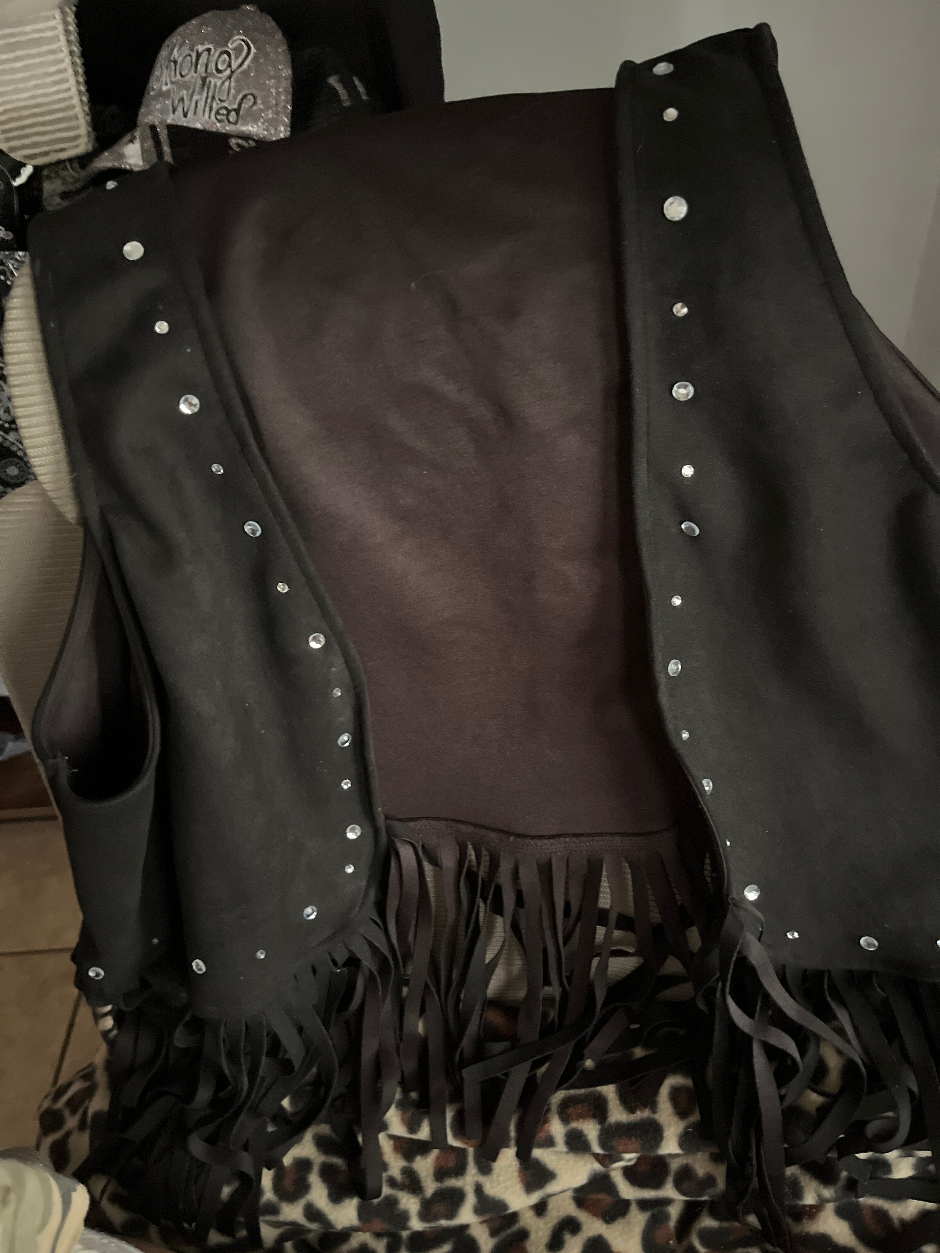 Rodeo Fringe Faux ￼Suede